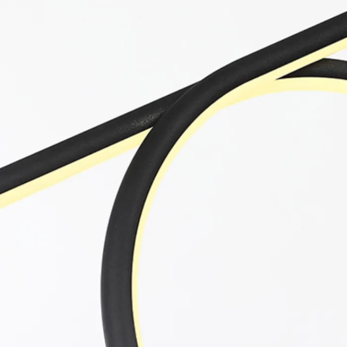 Подвесной светильник DeLight Collection Led Ring SS-L0834P-20W Цвет арматуры черный Цвет плафонов черный от ImperiumLoft