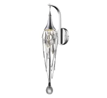 Бра DeLight Collection Goddess Tears W68009S-1 chrome Цвет арматуры хром Цвет плафонов хром
