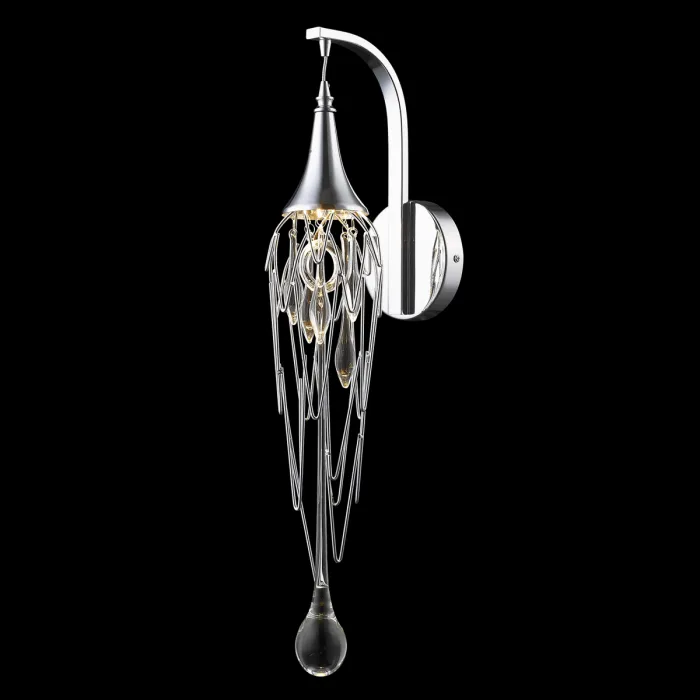 Бра DeLight Collection Goddess Tears W68009S-1 chrome Цвет арматуры хром Цвет плафонов хром от ImperiumLoft
