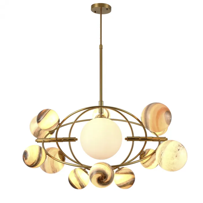 Люстра Planet 13B brass от ImperiumLoft