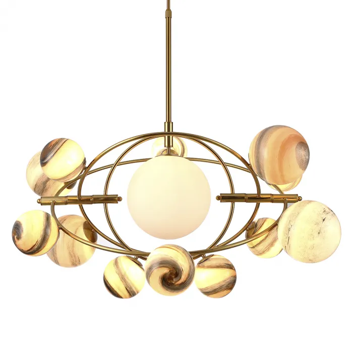 Люстра Planet 13B brass от ImperiumLoft