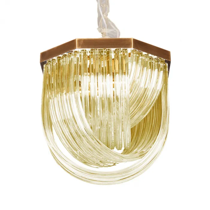 Люстра Murano L4 brass/amber от ImperiumLoft
