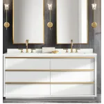 Настенный светильник Torche De Verre 1 light gold от ImperiumLoft