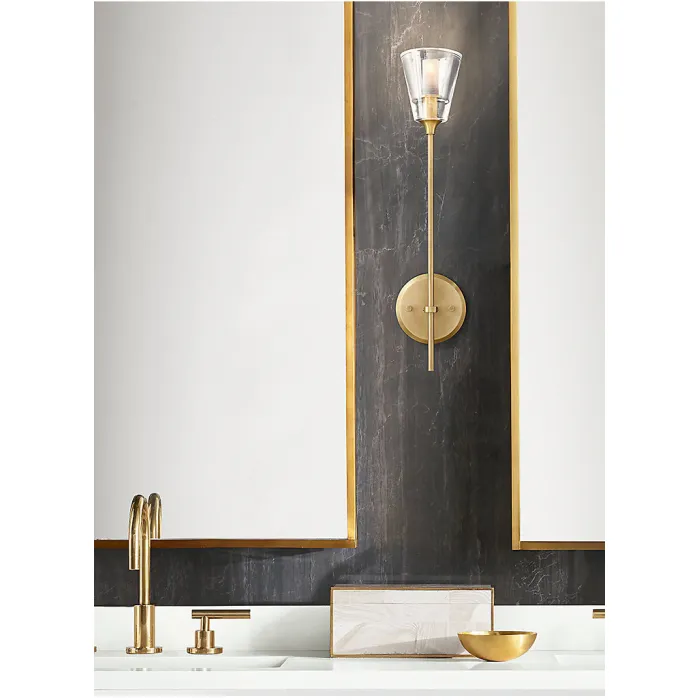 Настенный светильник Torche De Verre 1 light gold от ImperiumLoft