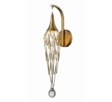 Бра DeLight Collection Goddess Tears W68009S-1 gold Цвет арматуры желтый Цвет плафонов желтый