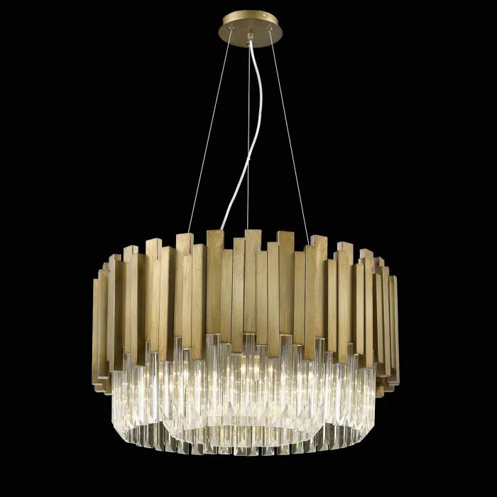 Светильник на штанге DeLight Collection Barclay P68056M-8 gold Цвет арматуры желтый Цвет плафонов желтый от ImperiumLoft