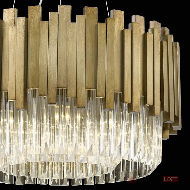 Светильник на штанге DeLight Collection Barclay P68056M-8 gold Цвет арматуры желтый Цвет плафонов желтый от ImperiumLoft