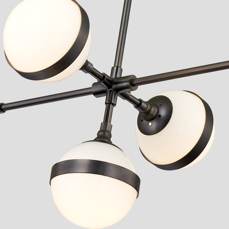 Люстра на штанге 9252P/5L black
