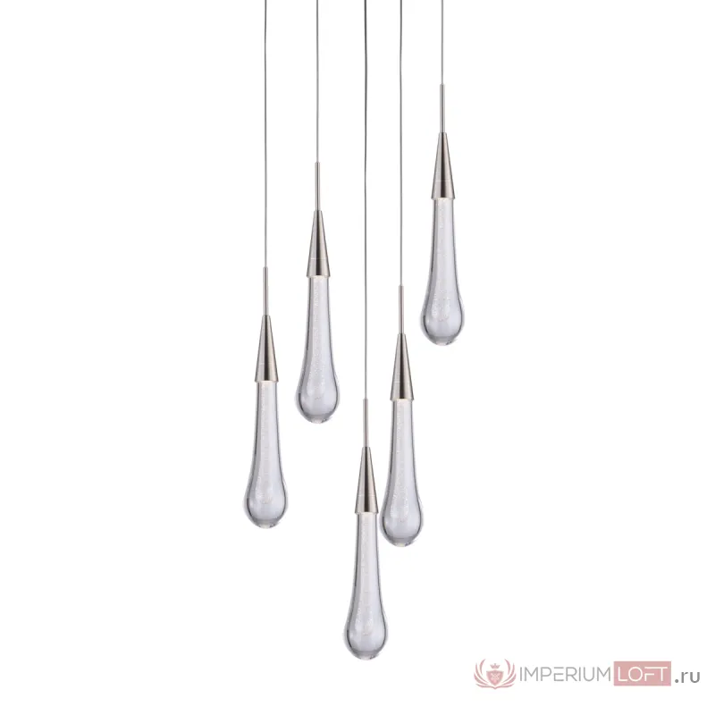 Подвесной светильник Pour 5A satin nickel от ImperiumLoft