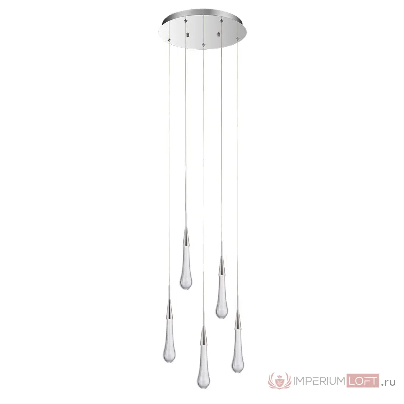 Подвесной светильник Pour 5A satin nickel от ImperiumLoft