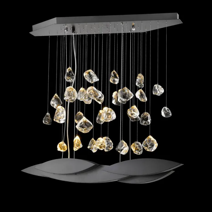 Подвесной светильник DeLight Collection Starry Clouds PR98027M white Цвет арматуры черный Цвет плафонов прозрачный от ImperiumLoft