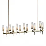 Люстра на штанге Alouette 12 brass