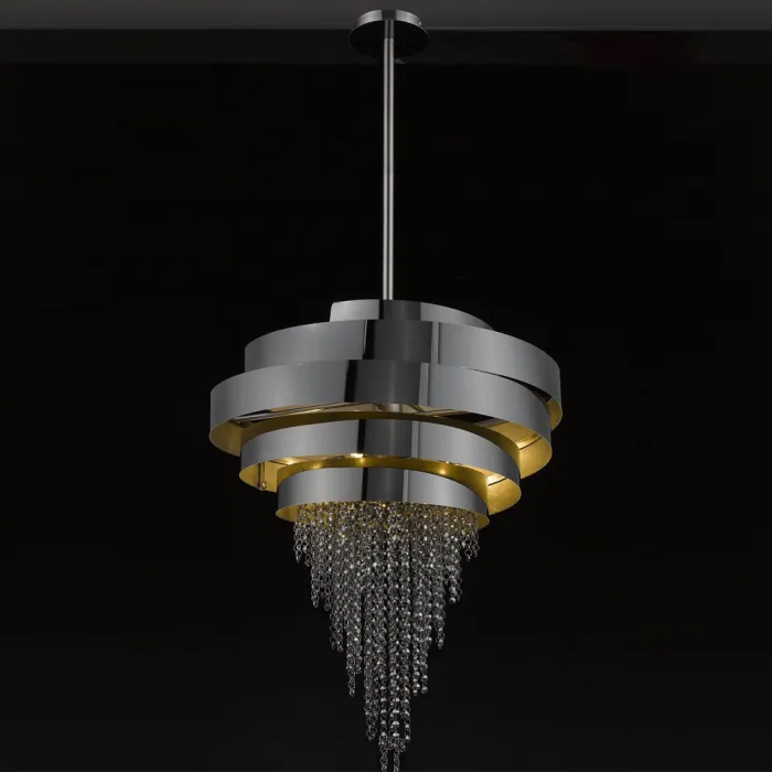 Подвесной светильник DeLight Collection 68044 68044 black chrome Цвет арматуры хром Цвет плафонов хром от ImperiumLoft