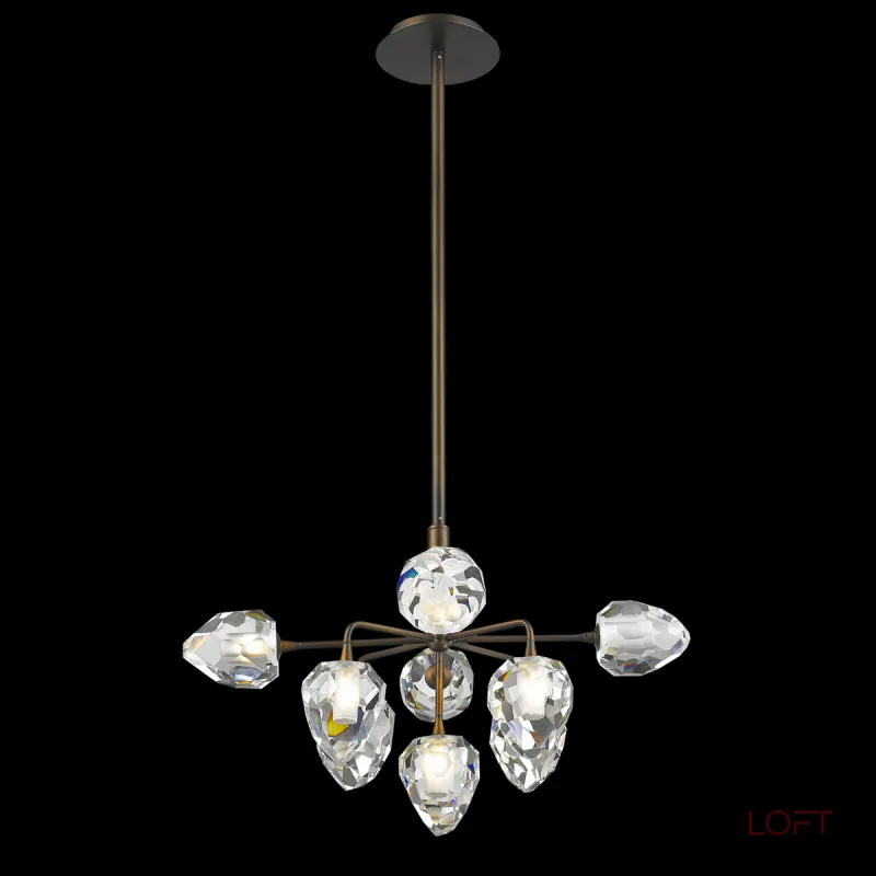Люстра на штанге DeLight Collection On The Rocks P68038L-9 gold 