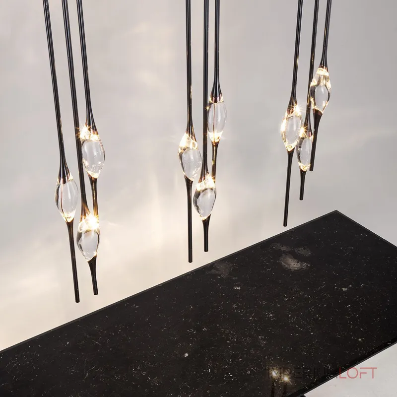 Подвесной светильник Pezzo 3 pearl black