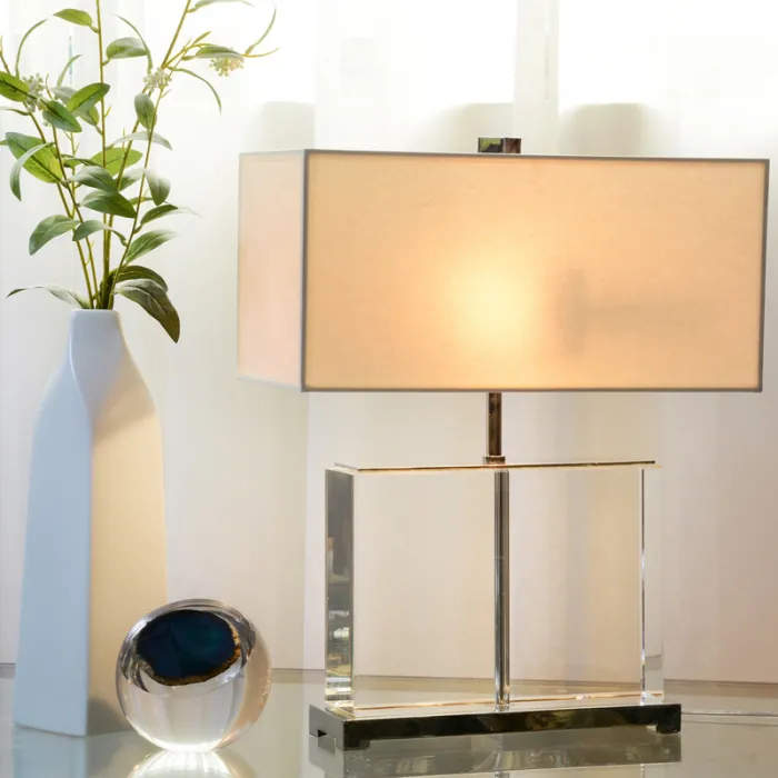 Настольная лампа декоративная DeLight Collection Crystal Table Lamp TL1114-CG от ImperiumLoft