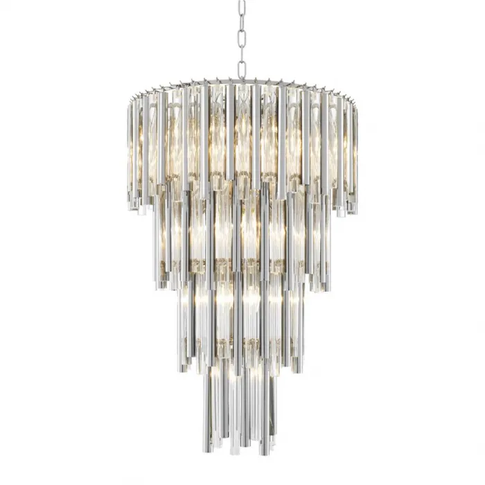 Подвесной светильник DeLight Collection Gigi KM0931P-13 nickel Цвет арматуры никель Цвет плафонов прозрачный от ImperiumLoft
