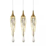 Подвесной светильник DeLight Collection Goddess Tears PR68009M-3 gold Цвет арматуры желтый Цвет плафонов желтый от ImperiumLoft
