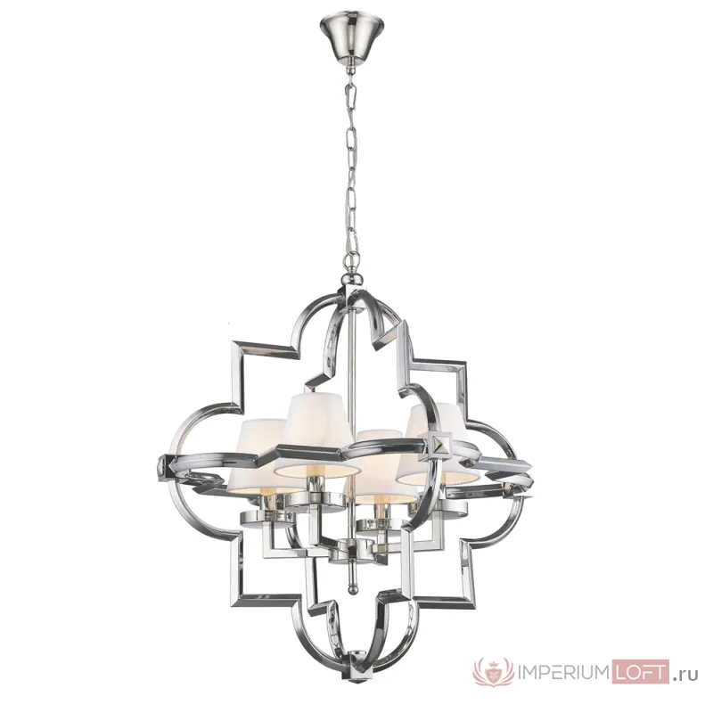 Подвесная люстра DeLight Collection Mandeville KM0728P-4M nickel от ImperiumLoft