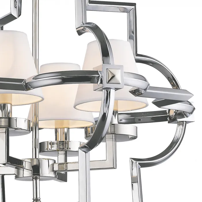 Подвесная люстра DeLight Collection Mandeville KM0728P-4M nickel от ImperiumLoft
