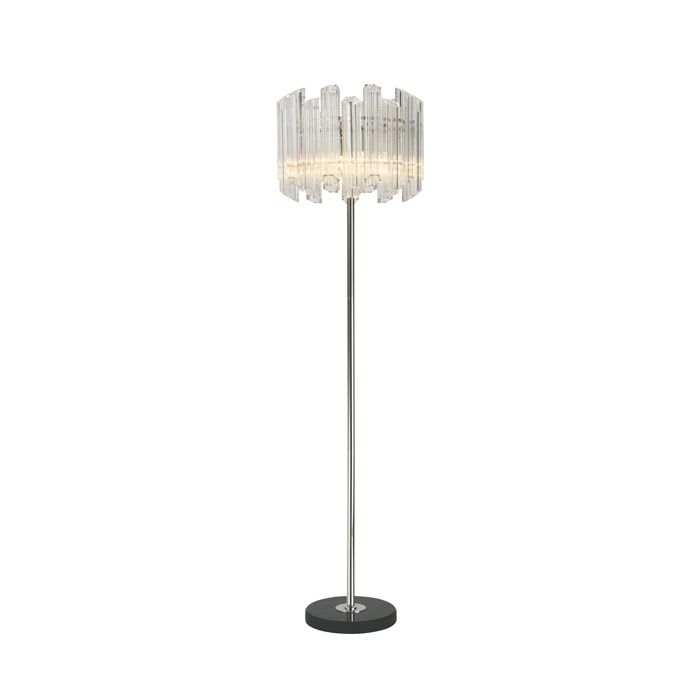 Торшер DeLight Collection Vittoria KG0769F-4 clear Цвет арматуры никель Цвет плафонов прозрачный от ImperiumLoft