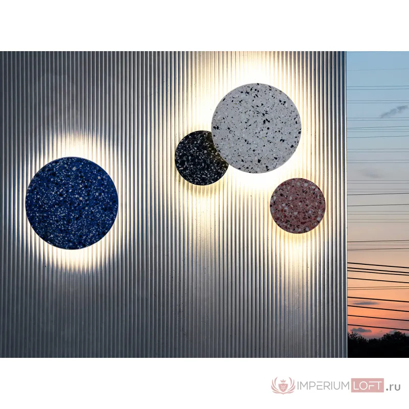 Настенный светильник Terrazzo blue от ImperiumLoft