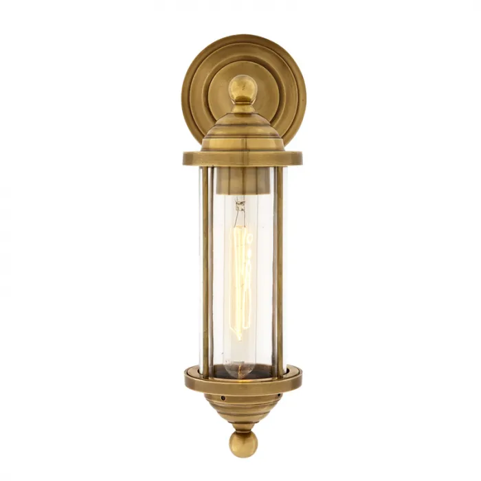 Бра DeLight Collection Clayton KM0816W-1 brass Цвет арматуры латунь Цвет плафонов прозрачный от ImperiumLoft