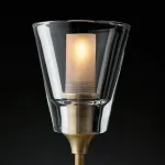 Люстра на штанге Torche De Verre 8 gold