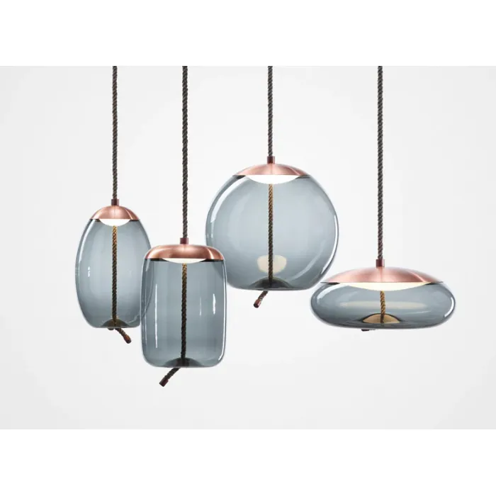Подвесной светильник Knot B copper/blue от ImperiumLoft