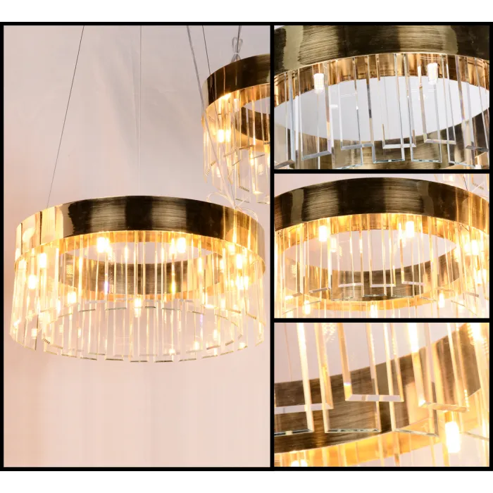 Подвесной светильник DeLight Collection BRCH9071 BRCH9071-48 Цвет арматуры золото Цвет плафонов золото от ImperiumLoft