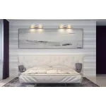 Накладной светильник DeLight Collection Claridges BRWL7002-NP Цвет арматуры никель Цвет плафонов прозрачный от ImperiumLoft