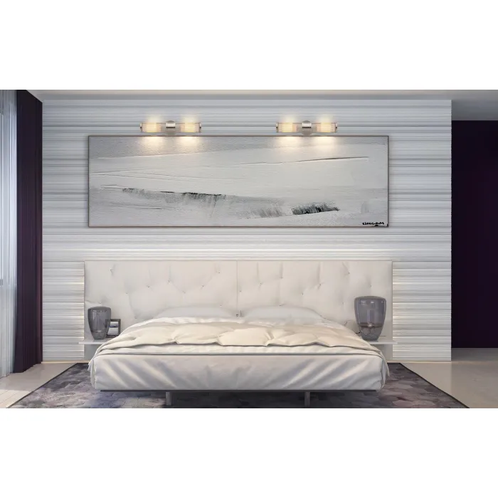 Накладной светильник DeLight Collection Claridges BRWL7002-NP Цвет арматуры никель Цвет плафонов прозрачный от ImperiumLoft