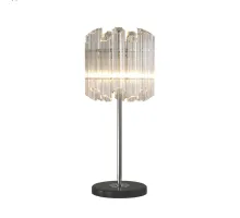 Настольная лампа декоративная DeLight Collection Vittoria KG0769T-3 clear Цвет арматуры никель Цвет плафонов прозрачный