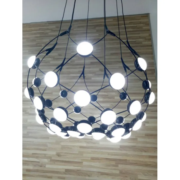 Подвесной светильник DeLight Collection Mesh 9388P/S black Цвет арматуры черный Цвет плафонов черный от ImperiumLoft