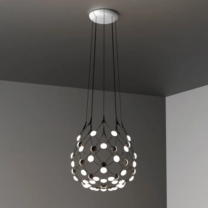 Подвесной светильник DeLight Collection Mesh 9388P/S black Цвет арматуры черный Цвет плафонов черный от ImperiumLoft