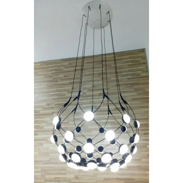 Подвесной светильник DeLight Collection Mesh 9388P/S black Цвет арматуры черный Цвет плафонов черный от ImperiumLoft