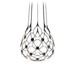 Подвесной светильник DeLight Collection Mesh 9388P/S black Цвет арматуры черный Цвет плафонов черный от ImperiumLoft