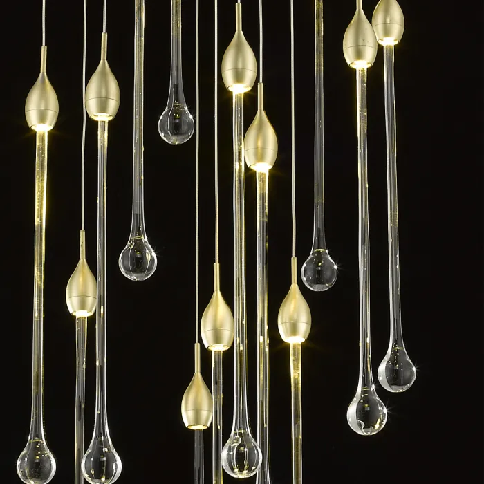 Подвесной светильник DeLight Collection P98028 P98028M-41 brass Цвет арматуры золото Цвет плафонов золото от ImperiumLoft