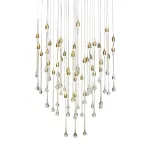 Подвесной светильник DeLight Collection P98028 P98028M-41 brass Цвет арматуры золото Цвет плафонов золото от ImperiumLoft