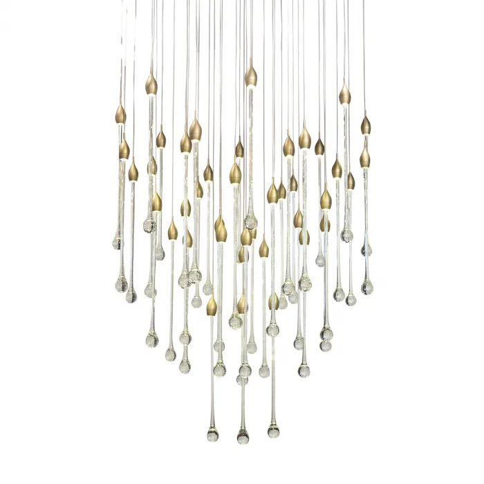 Подвесной светильник DeLight Collection P98028 P98028M-41 brass Цвет арматуры золото Цвет плафонов золото от ImperiumLoft