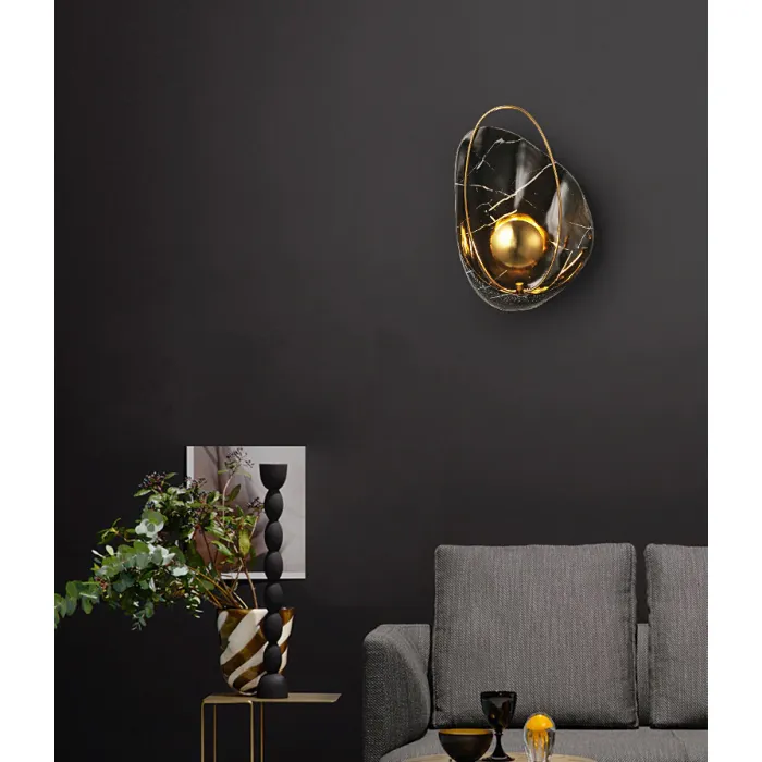 Настенный светильник Pearl black от ImperiumLoft