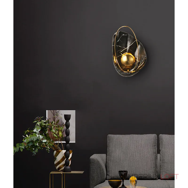 Настенный светильник Pearl black от ImperiumLoft Настенный светильник Pearl black от ImperiumLoft