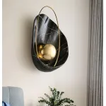 Настенный светильник Pearl black от ImperiumLoft