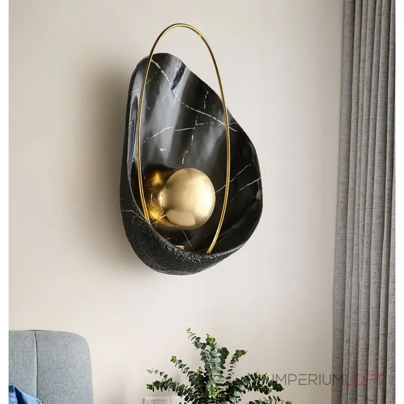 Настенный светильник Pearl black от ImperiumLoft Настенный светильник Pearl black от ImperiumLoft