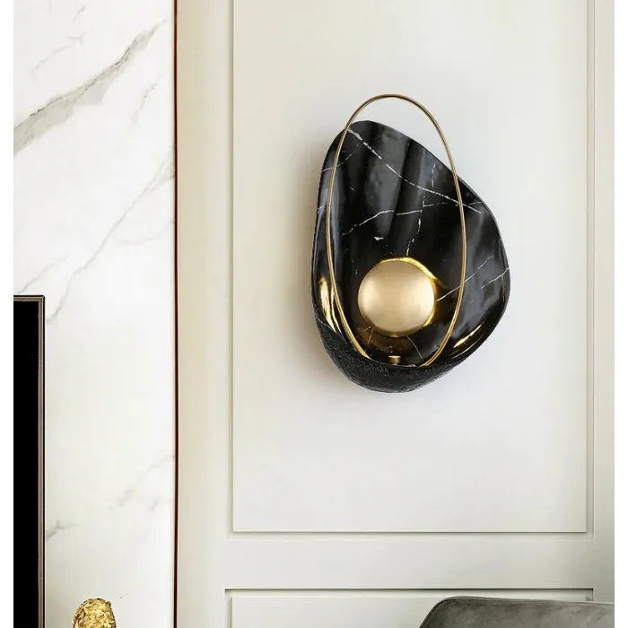 Настенный светильник Pearl black от ImperiumLoft
