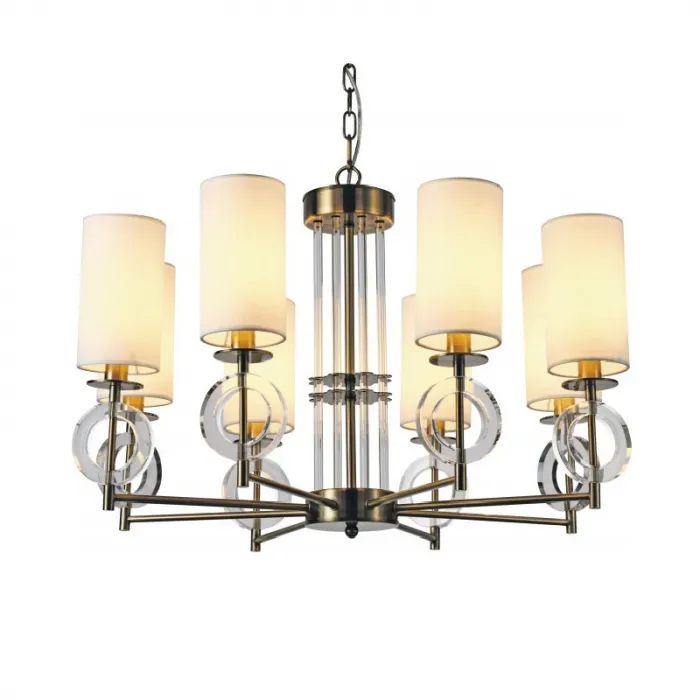 Подвесная люстра DeLight Collection Felton KM0842P-8 Цвет арматуры латунь от ImperiumLoft