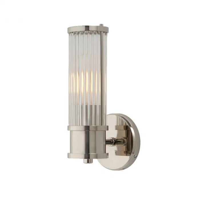 Бра DeLight Collection Claridges BRWL7001-NP Цвет арматуры никель Цвет плафонов прозрачный от ImperiumLoft