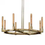 Люстра на штанге Cannele 8 brass
