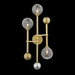 Настенный светильник Fluxus 3 gold от ImperiumLoft