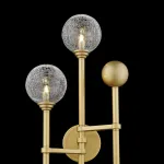 Настенный светильник Fluxus 3 gold от ImperiumLoft